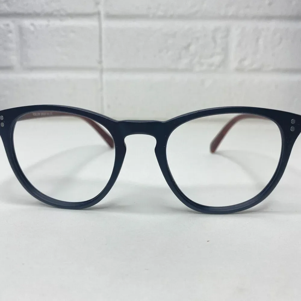 Firmoo R181106 C18 Black Horn Oversize Round Eyeglasses Frames 50-20 141‎ 2746